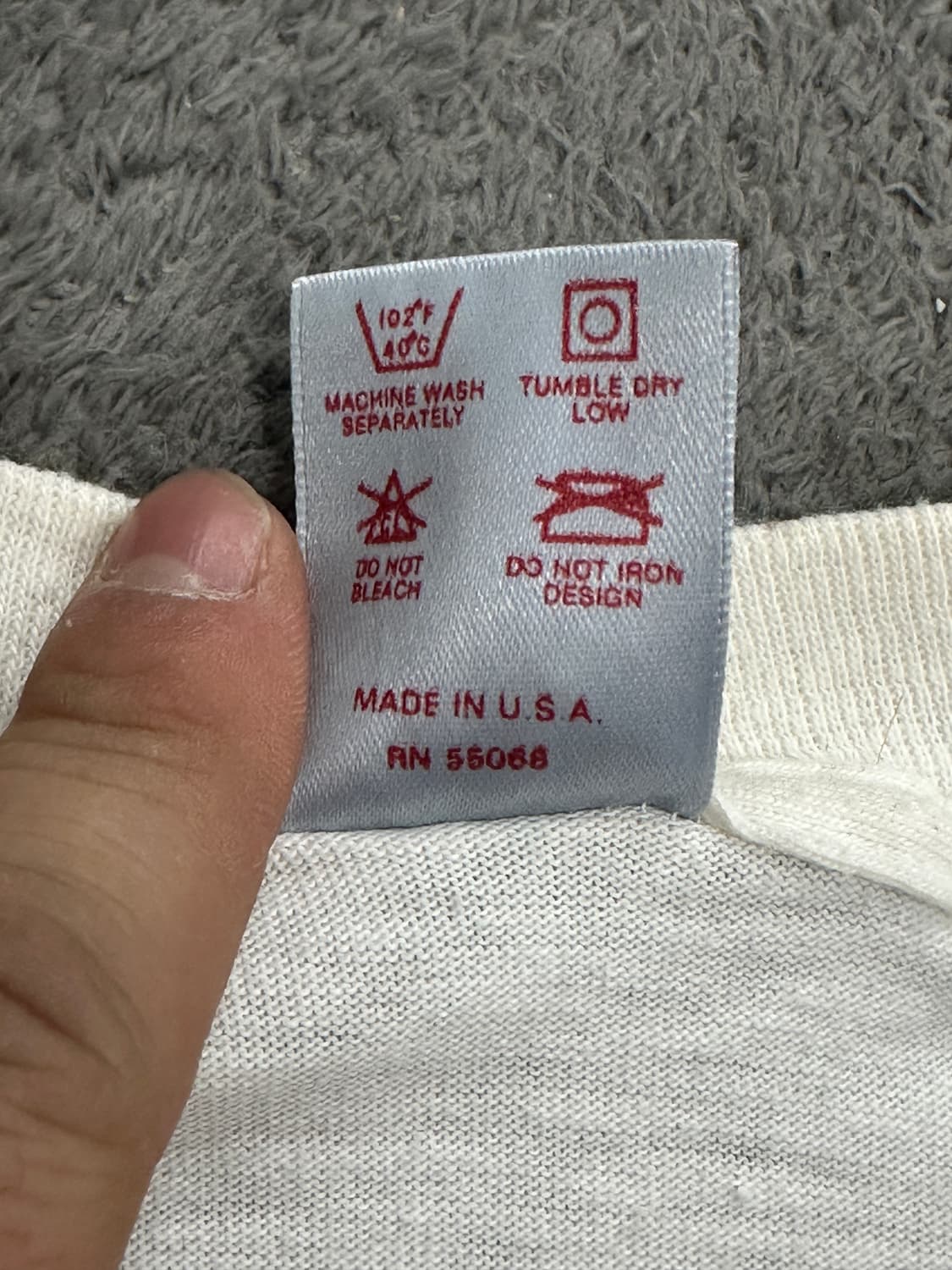 1987' Crazy with KISS 밴드 티셔츠 XL no 상품이미지8