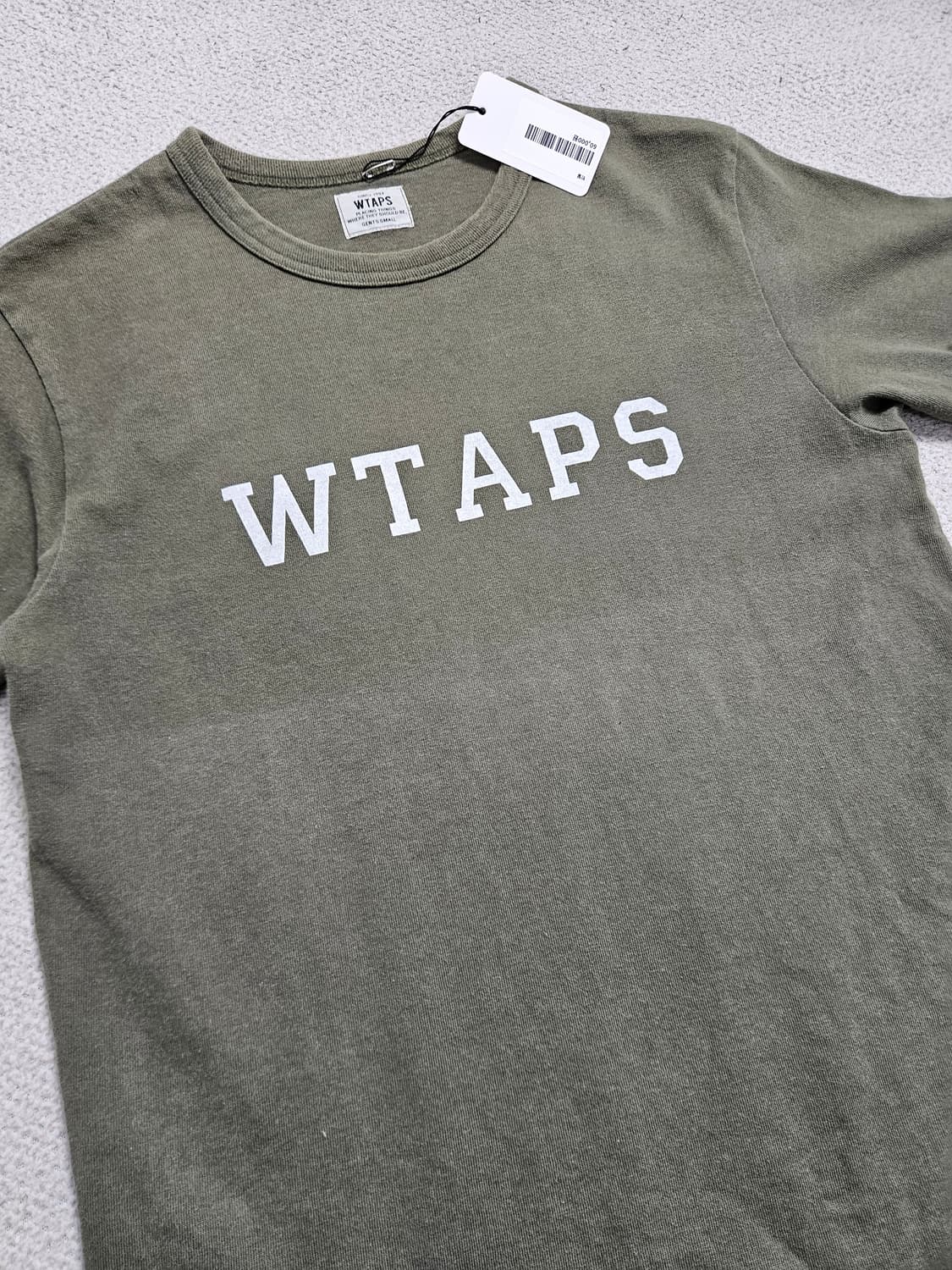 더블탭스 로고 반팔티 카키 상품이미지10