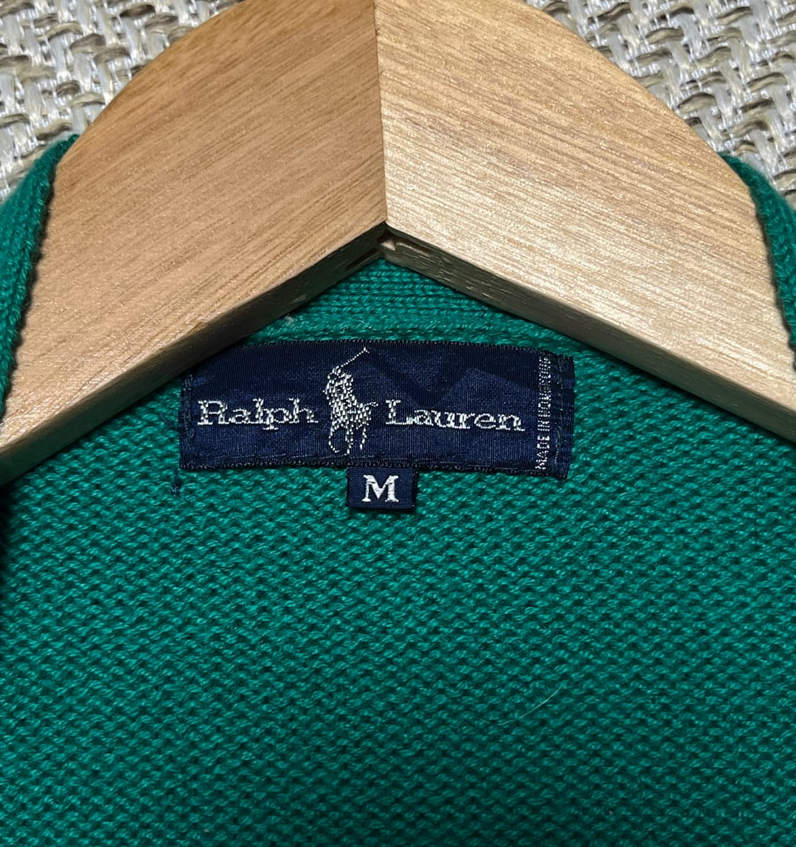 공용 폴로랄프로렌 90년대 브이넥 니트 가디건 M 상품이미지6