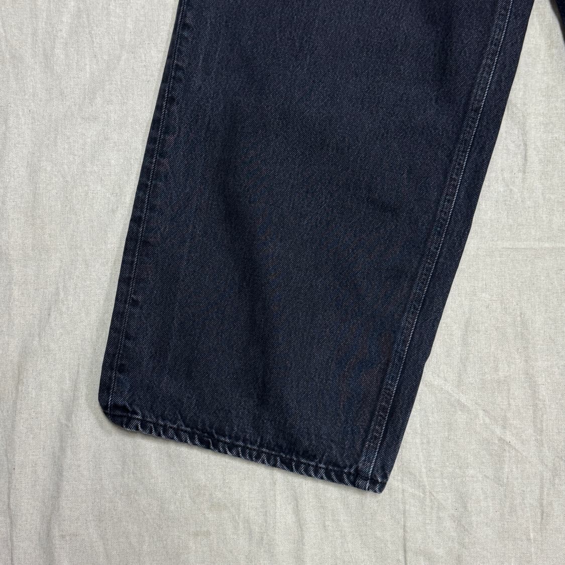 브라운야드 와이드 흑청 데님팬츠 4(29~31) 상품이미지5