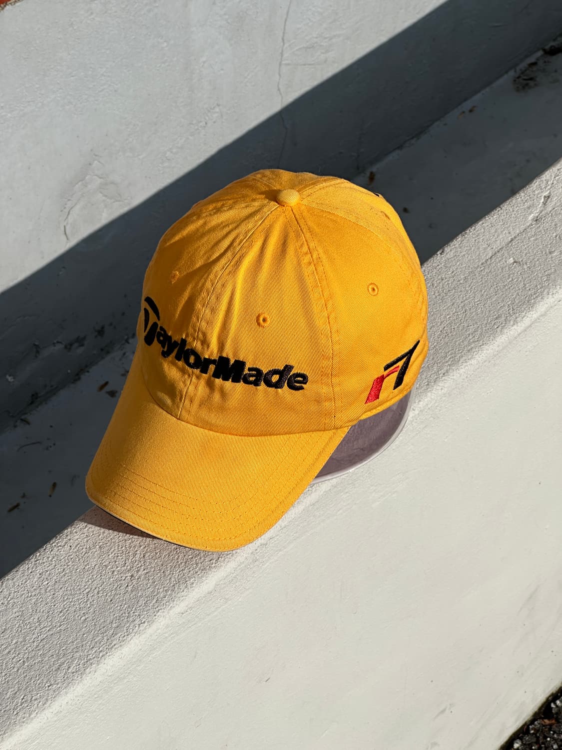 [F] 테일러메이드 로고 옐로우 볼캡 모자 골프 상품이미지2