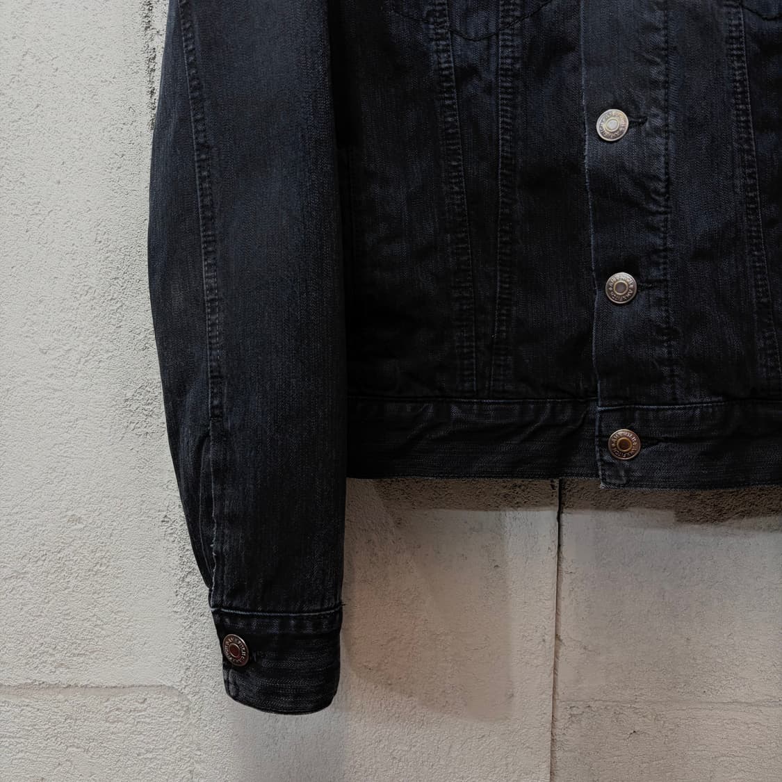 AMX AND FITCH 쉐르파 블랙 데님 자켓 (L) 상품이미지3