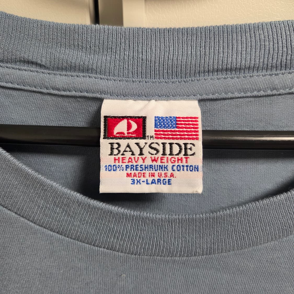미국제 90s Bay Side 반팔 티셔츠 2XL-3XL(110-115) 상품이미지5
