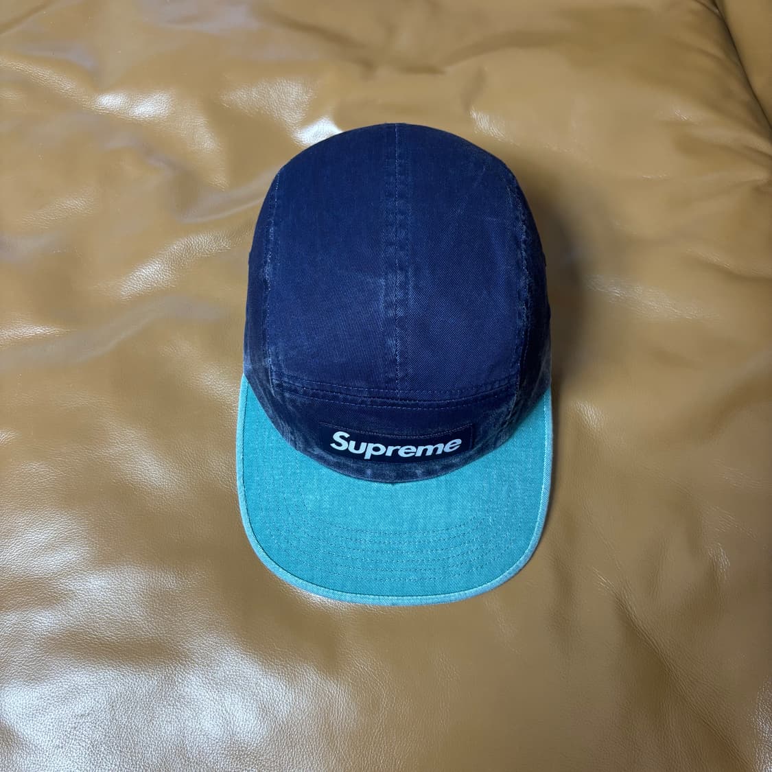 Supreme 슈프림 피그먼트 투톤 네이비 캠프캡 모자 (Navy) 상품이미지5