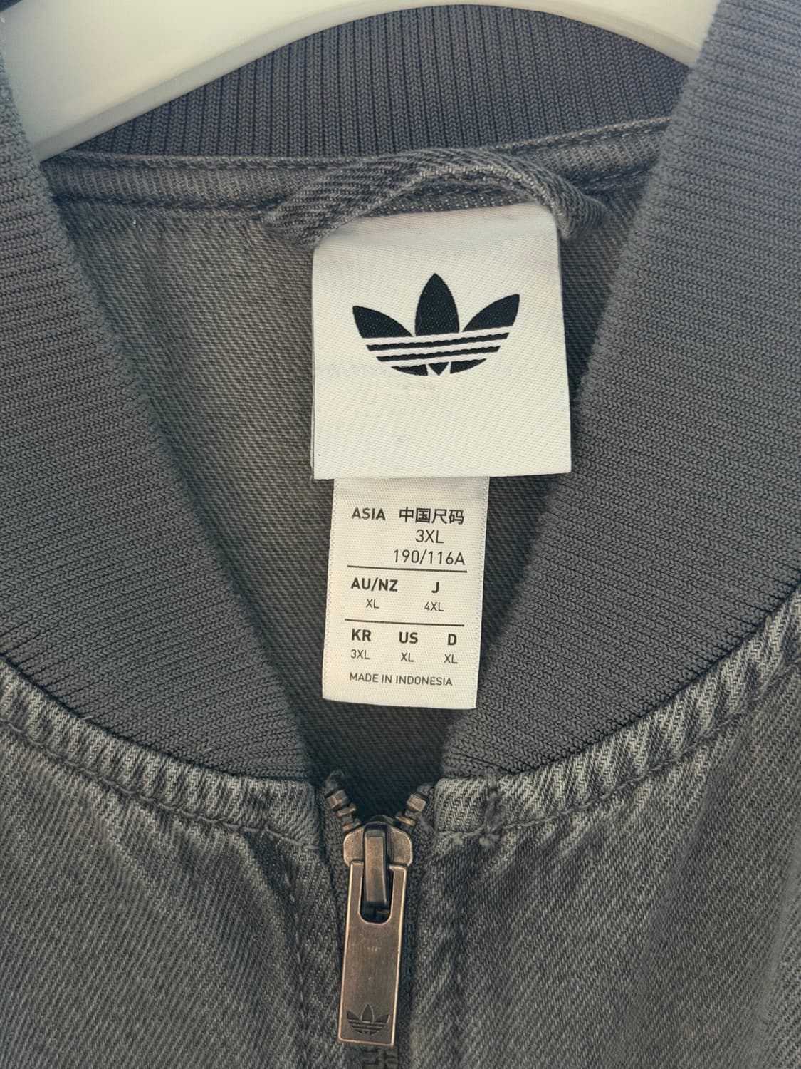 아디다스 블랙 워시 데님 자켓[XXXL](네고가능) 상품이미지3