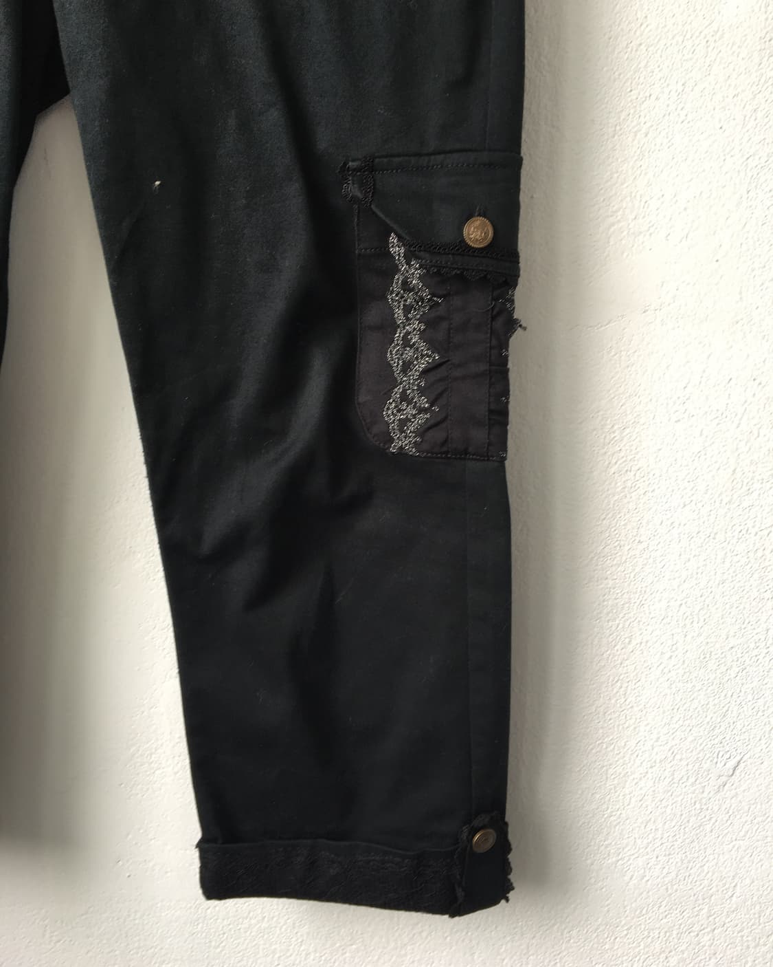 axes femme lace trimming cago capri pant 상품이미지3