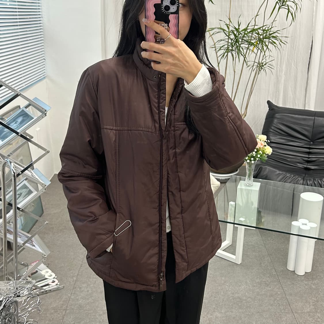 ADDRESS 스탠칼라 패딩자켓 상품이미지2