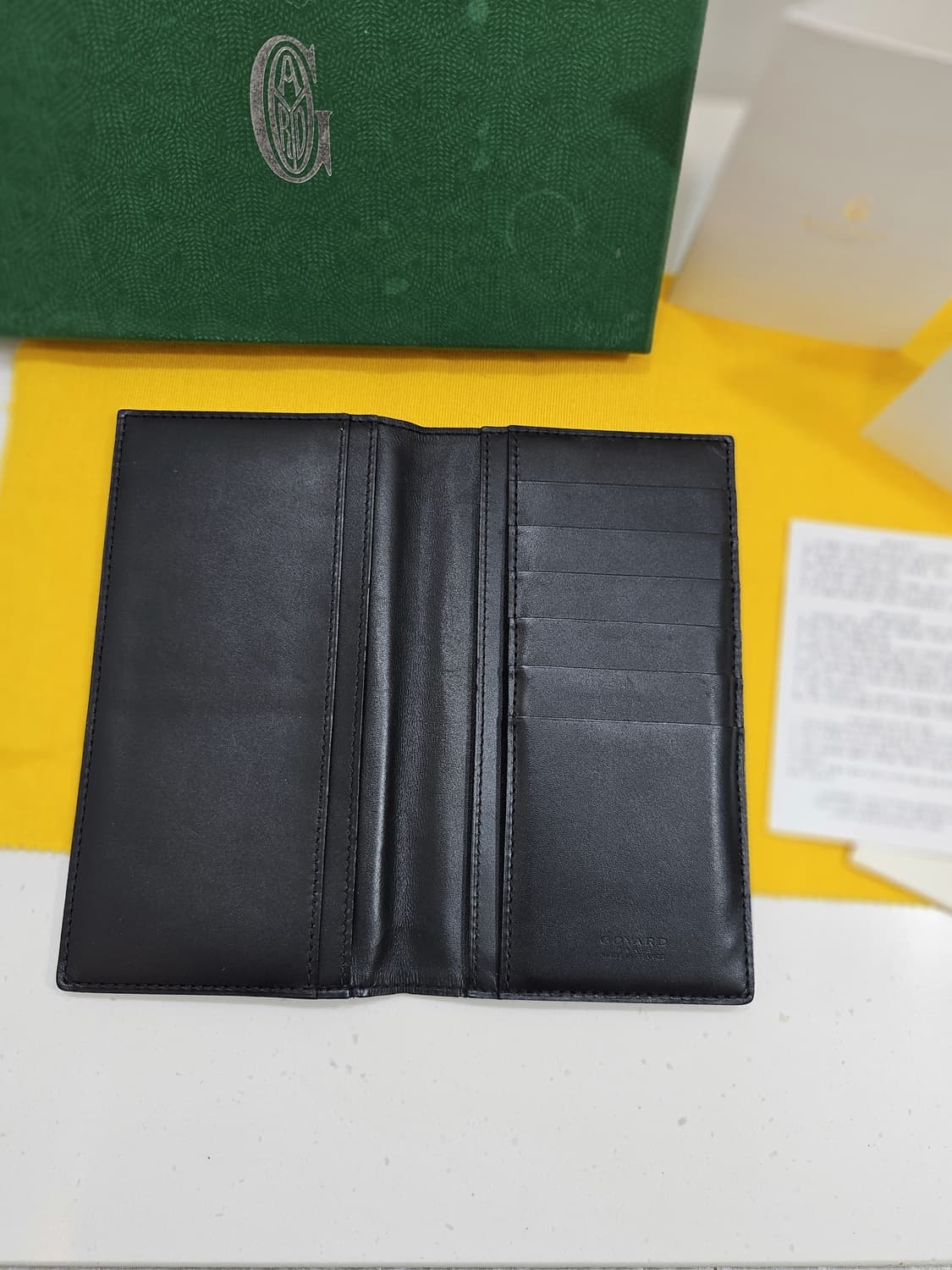 [정품] 고야드 생로슈 장지갑 블랙 상품이미지6
