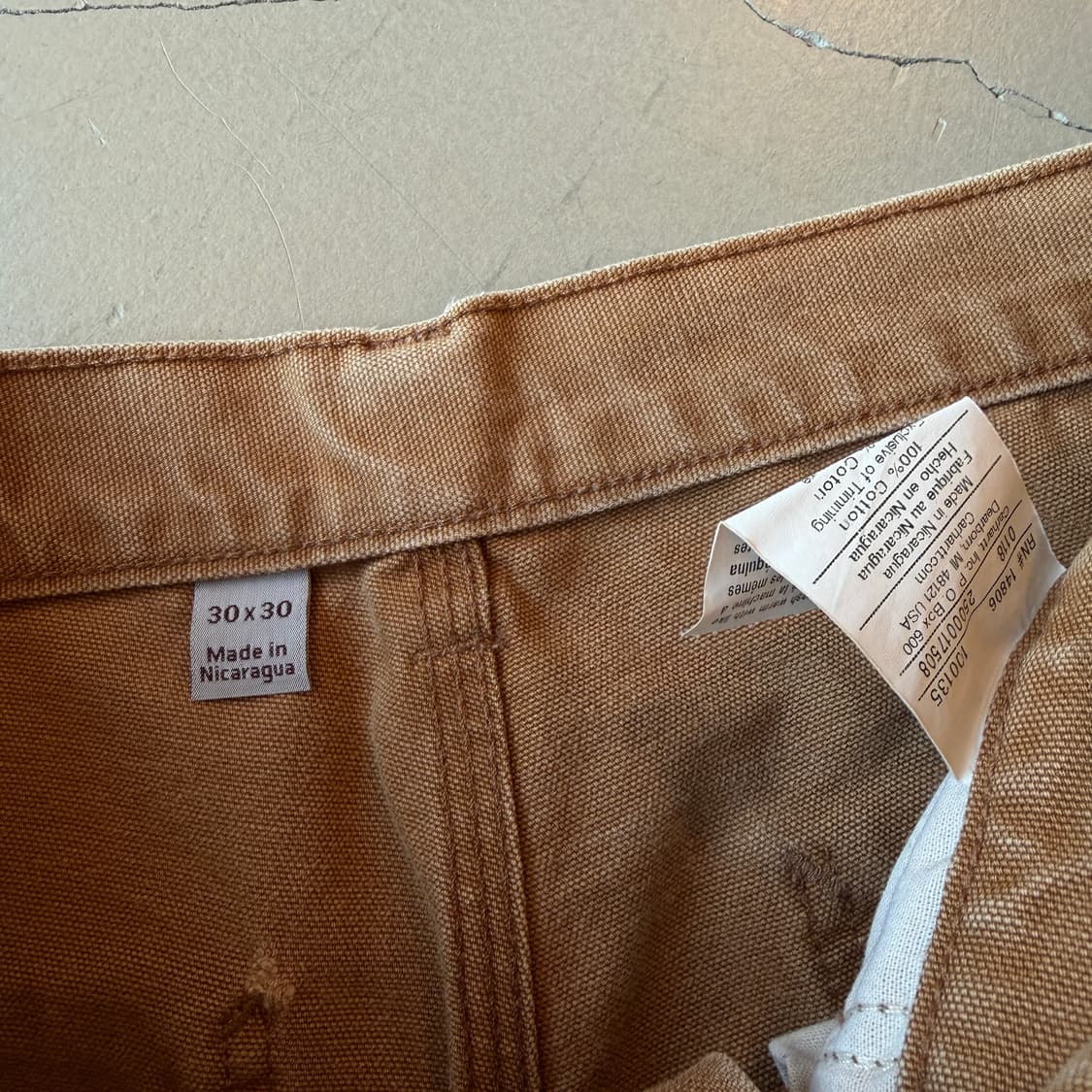 칼하트 카펜터 워크 팬츠 상품이미지6