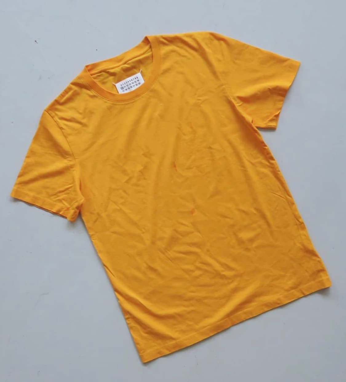 메종 마르지엘라 노랑 티셔츠 xs 상품이미지3