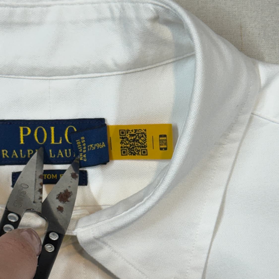 M) 폴로 랄프로렌 클래식 옥스포드 셔츠 큐알탭 신형 T89 상품이미지7