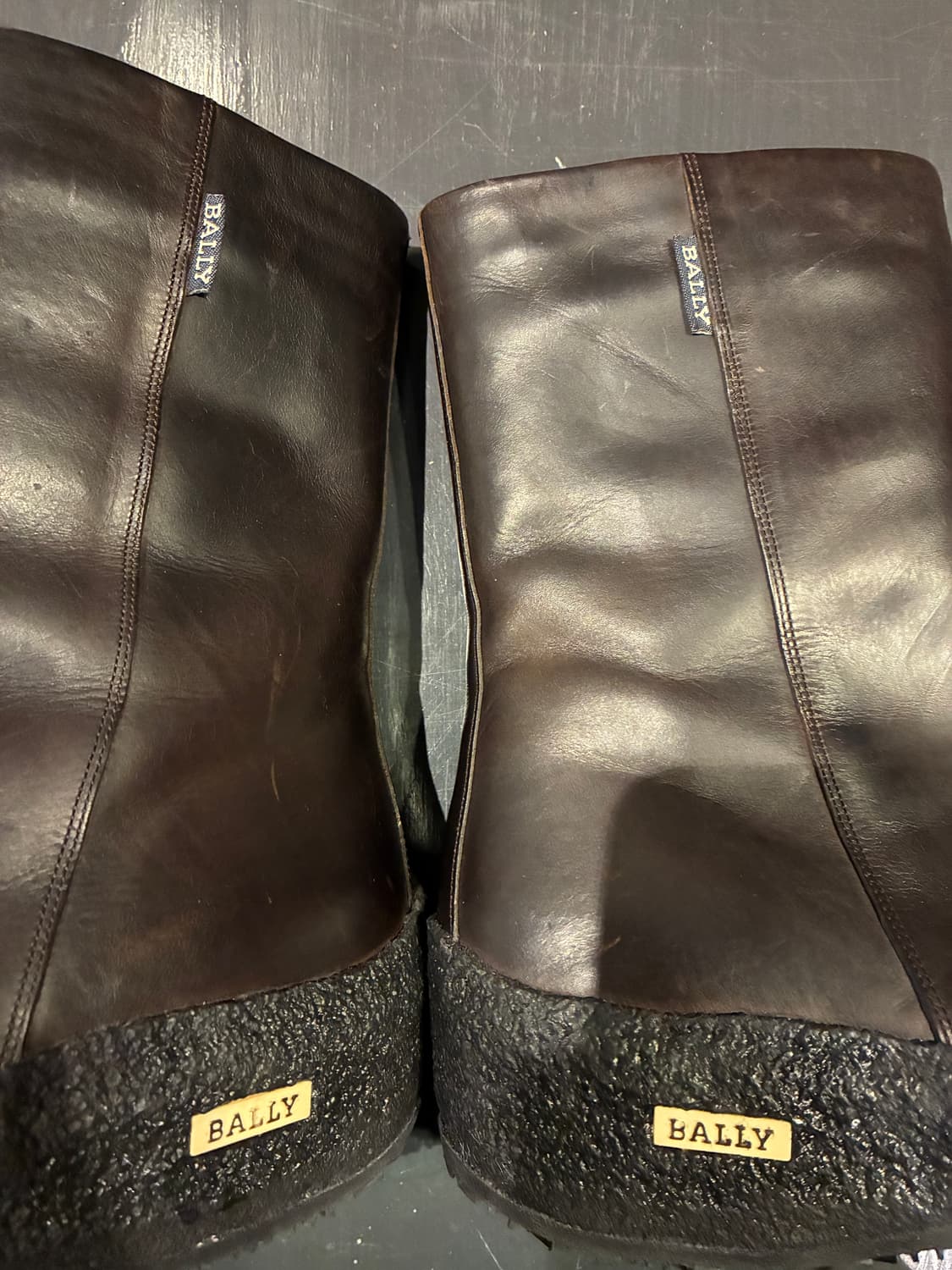 250) 발리 컬링 부츠 가죽 양털 부츠 상품이미지2