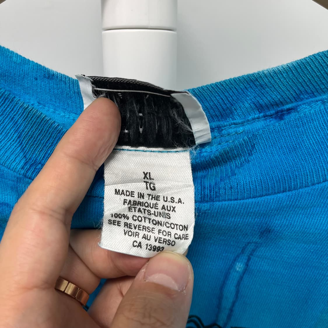 [XL] USA GITANO 90s 빈티지 타이다이 반팔 티셔츠 상품이미지9