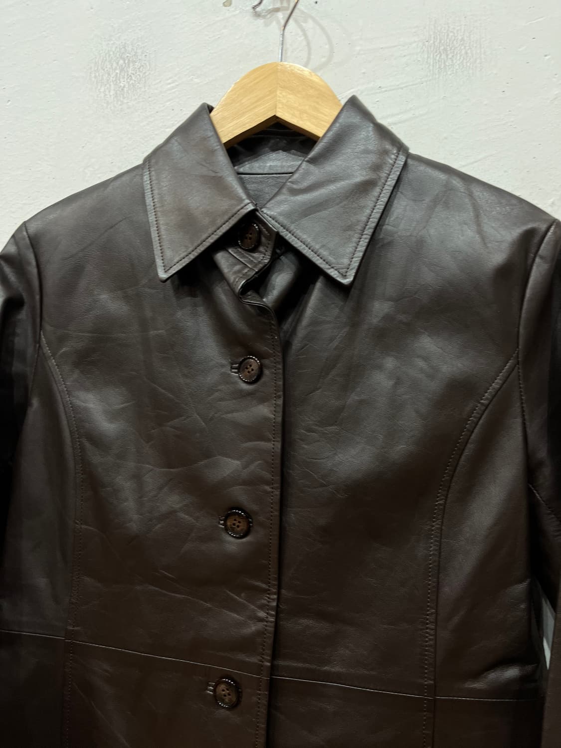 Made in JAPAN 소가죽 레더 자켓 우먼즈 상품이미지2