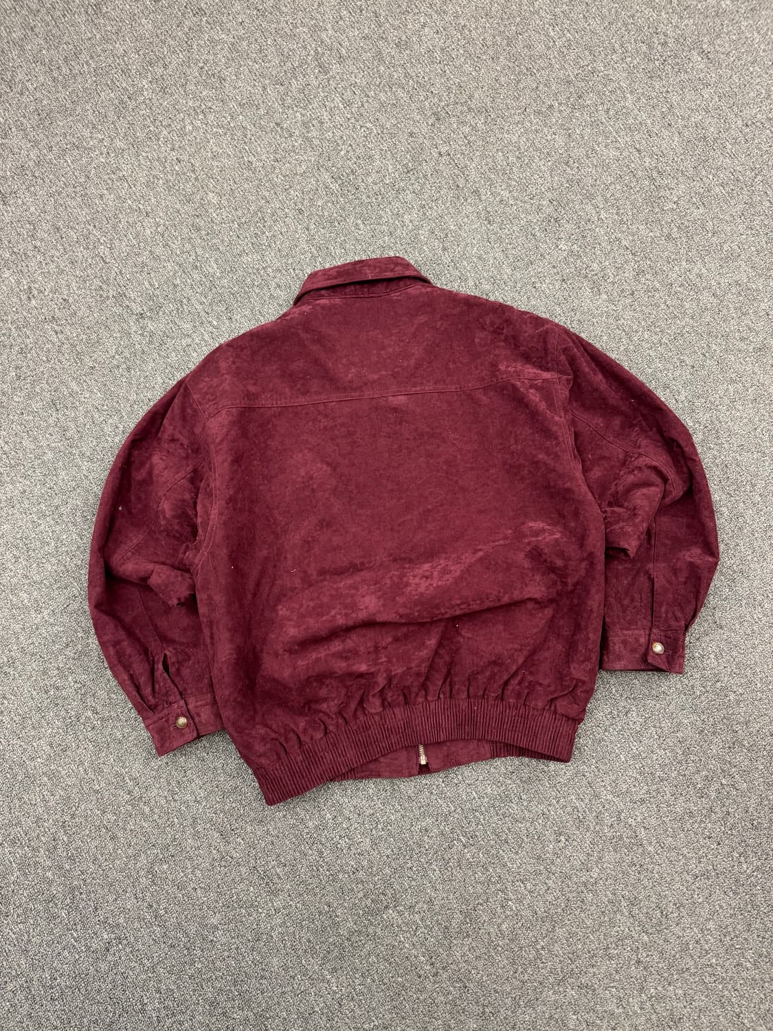 OS)World Top 빈티지 퍼플 코듀로이 블루종 봄버 자켓 상품이미지7