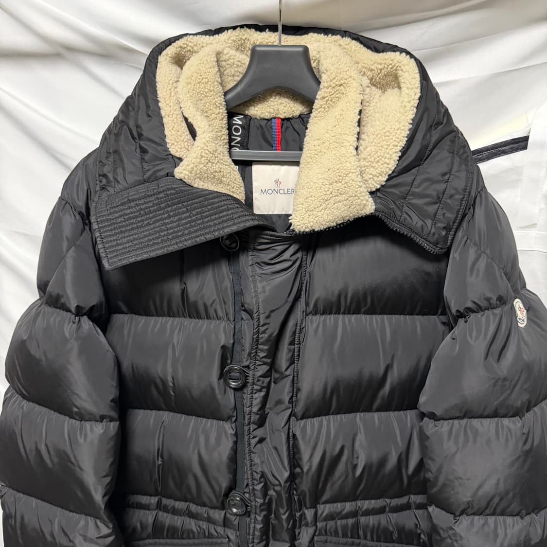 [S+급/5] 몽클레어 로익 롱 패딩 점퍼 블랙 상품이미지3