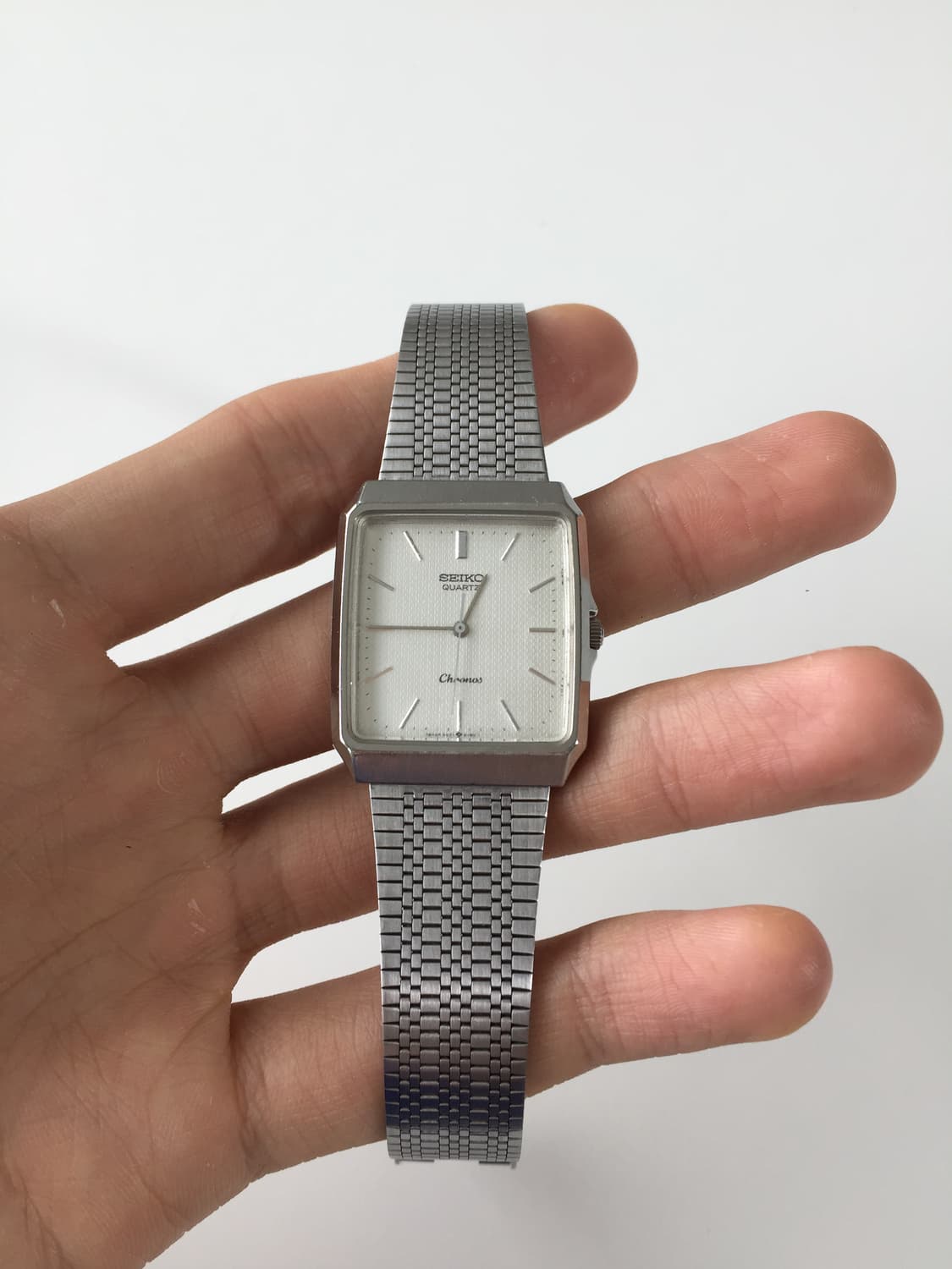 80s seiko chronos slim square quartz 상품이미지1