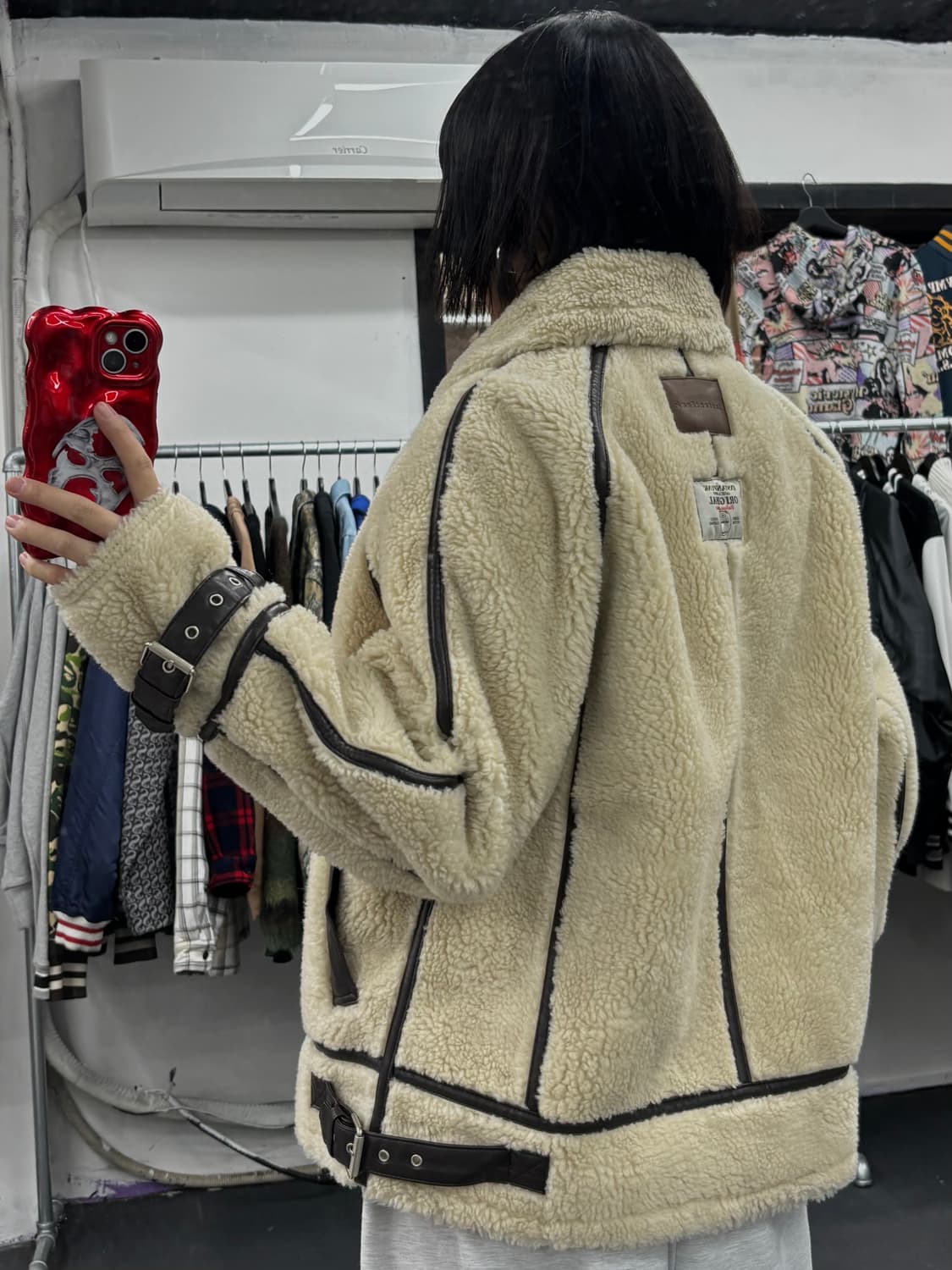 인스턴트펑크 리버시블 무스탕 상품이미지5