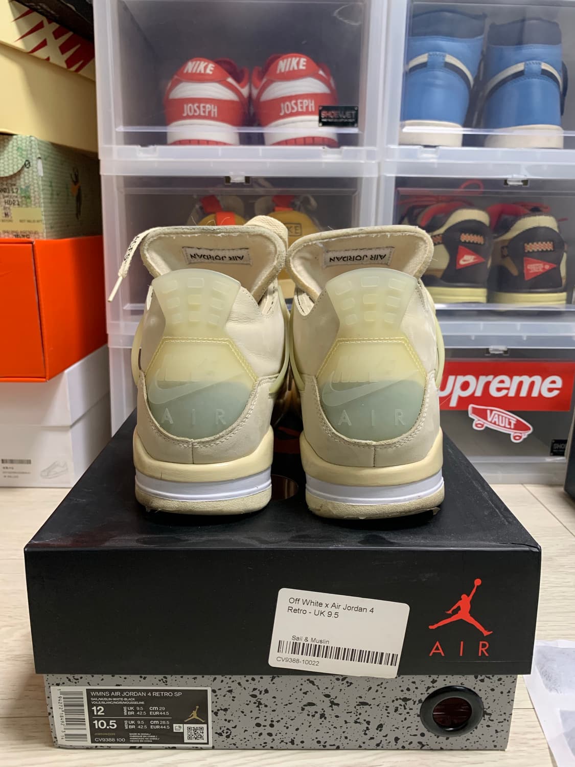 [w290][m285]나이키 오프화이트 조던4 세일 상품이미지3