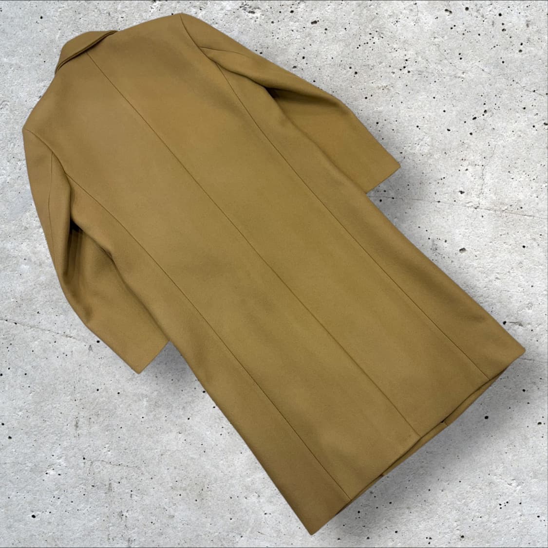 [M] STU 카멜 패치 더블 코트 새상품 C472 상품이미지2