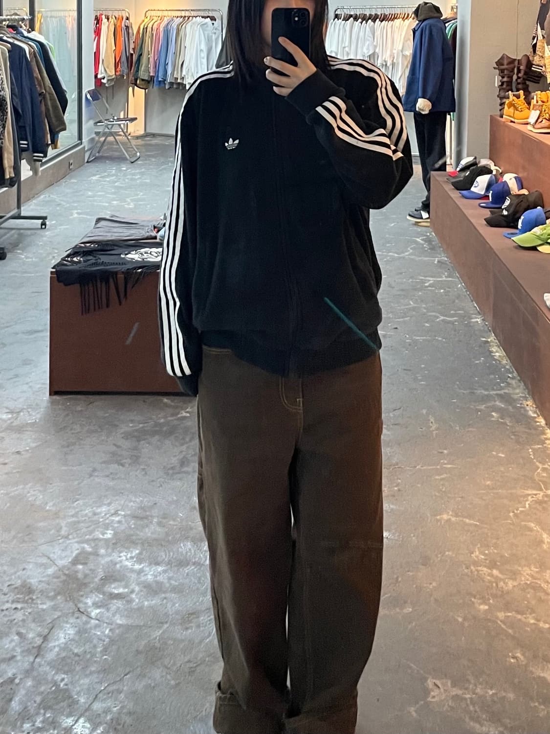 아디다스 파이어버드 블랙 플리스 자켓 H1187 상품이미지1