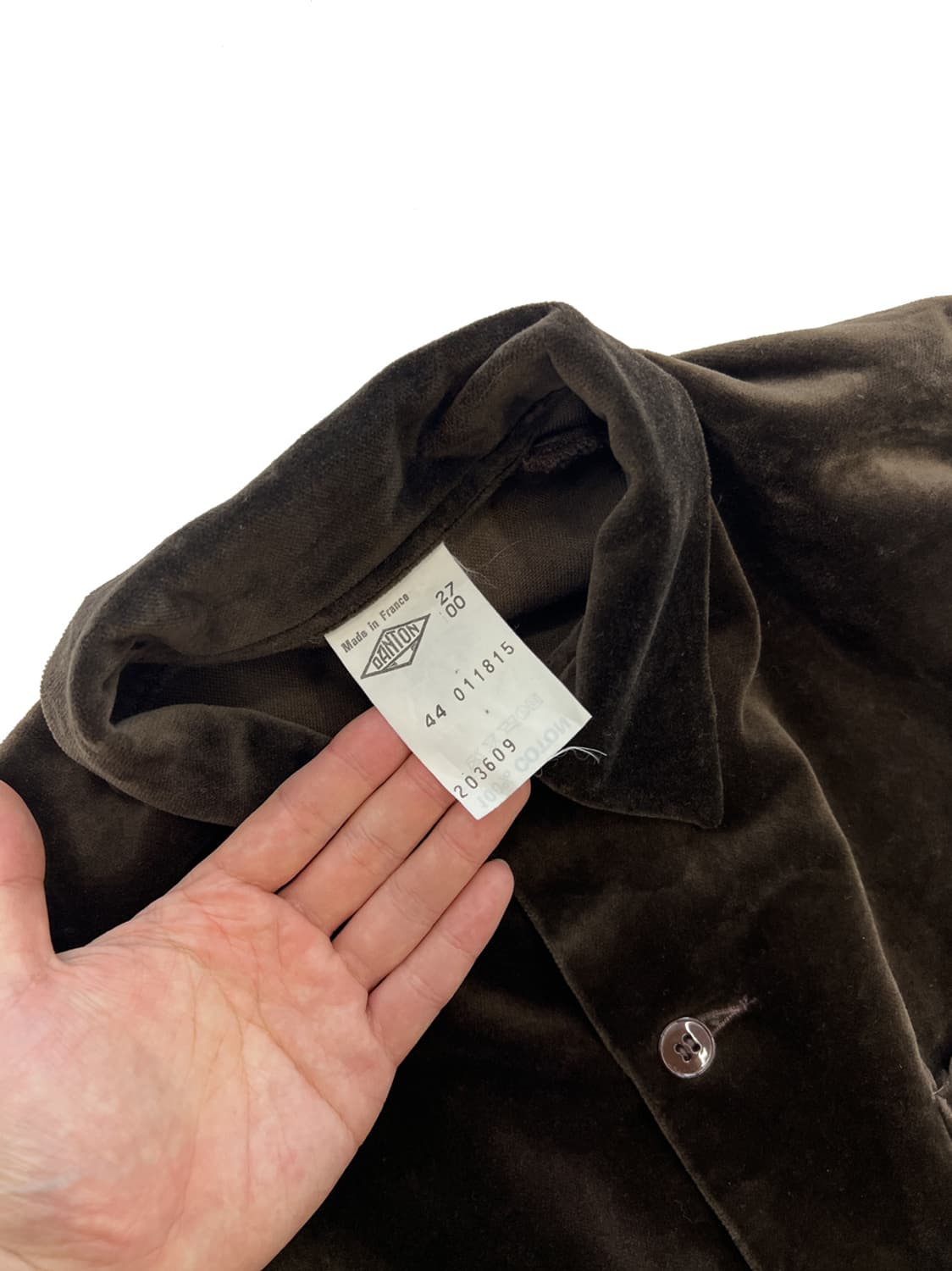 단톤 벨벳 워크자켓 상품이미지3