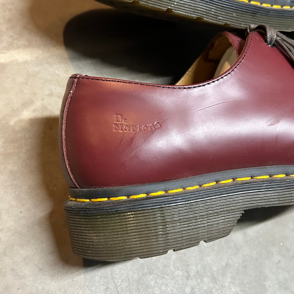 닥터마틴 1461 스무스 3홀 체리레드, 버건디 (UK8 / 270) 상품이미지3