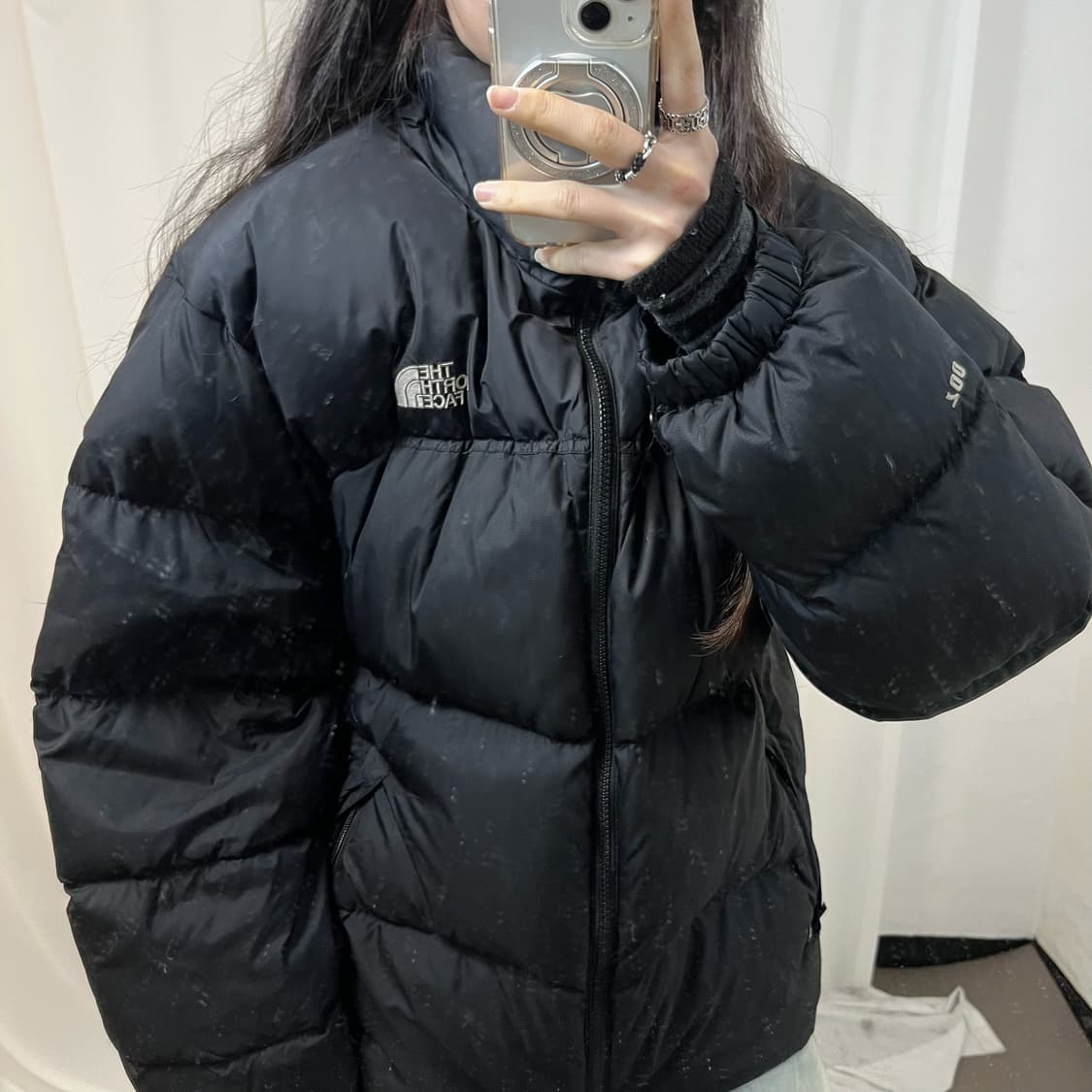 The North Face Black 700 Nuptse Padding 상품이미지3