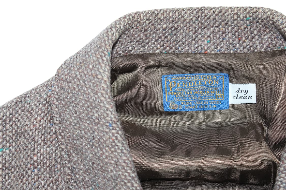 1990s Pendleton 펜들턴 퓨어버진울 블루종  상품이미지2