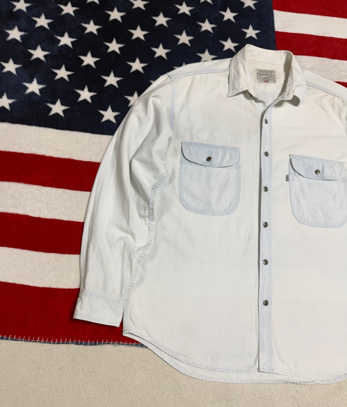 리바이스 워크셔츠 Levi’s Work Shirt  워시드 남방 [XL] 상품이미지2