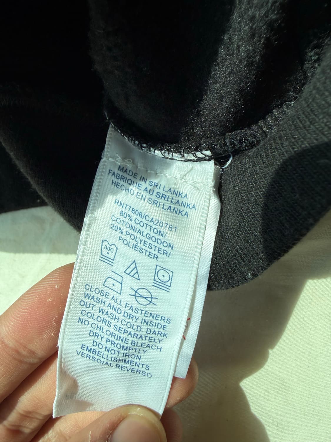 타미 블랙 집업 상품이미지5