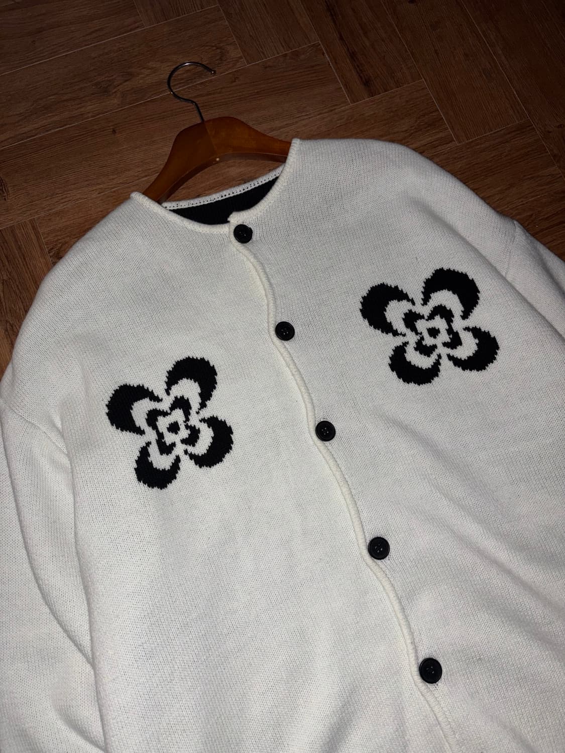 엑스톤즈 리버시블 플라워 가디건 상품이미지5