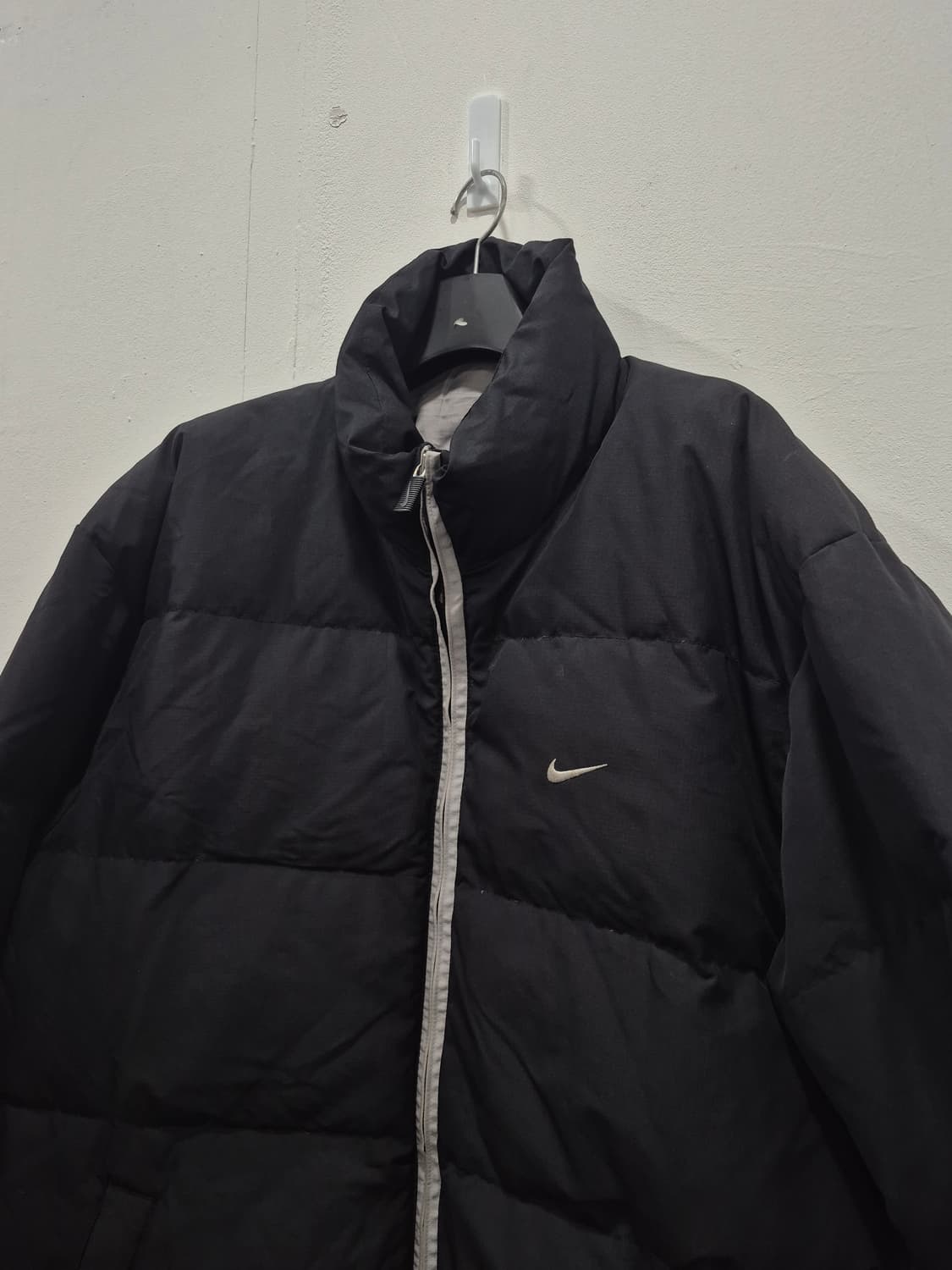 나이키 00년대 스우시 블랙 덕다운 뉴챔프 패딩 남성 110사이즈 상품이미지2