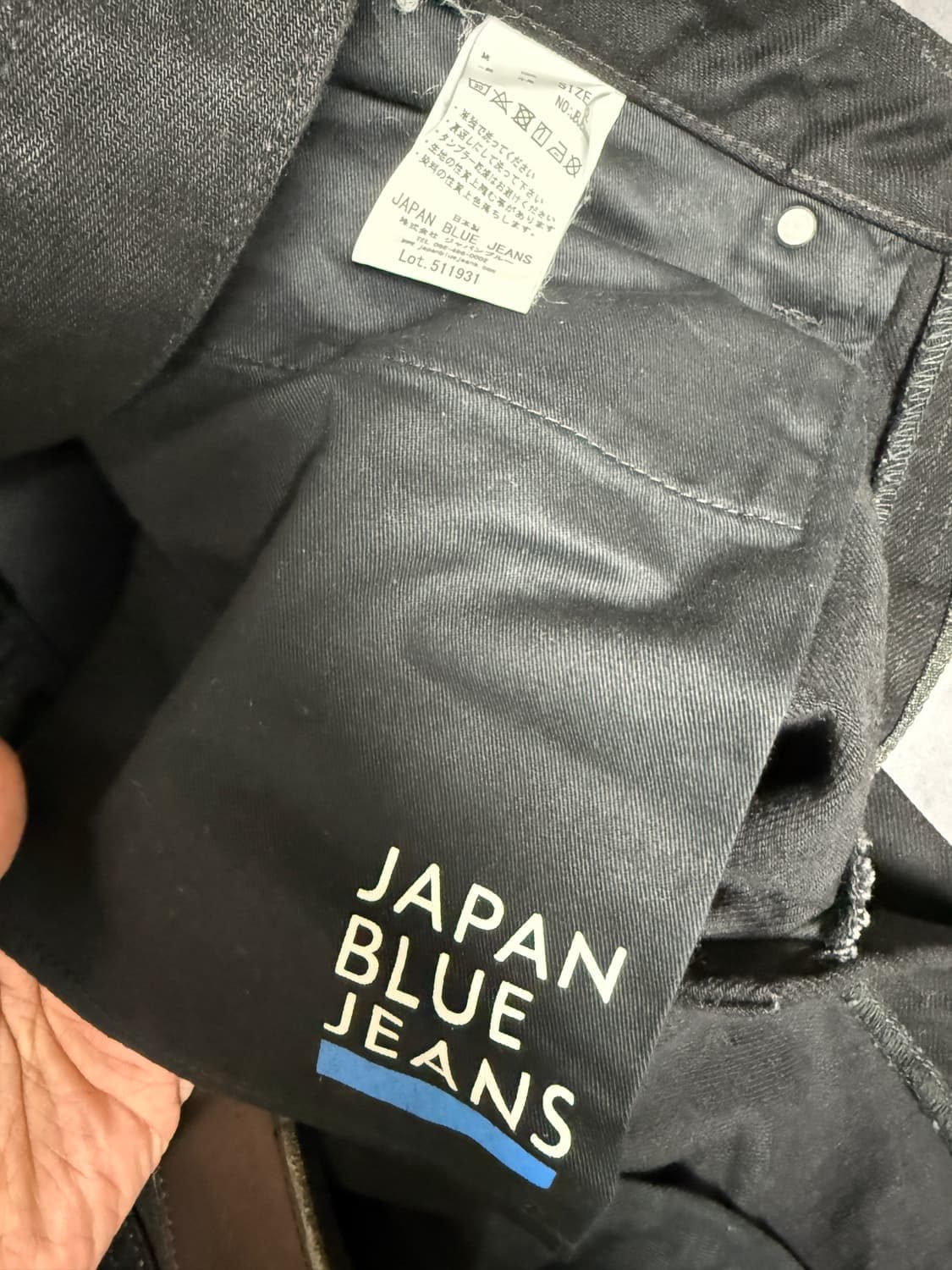 재팬블루 Classic Straight Selvedge 블랙 상품이미지6