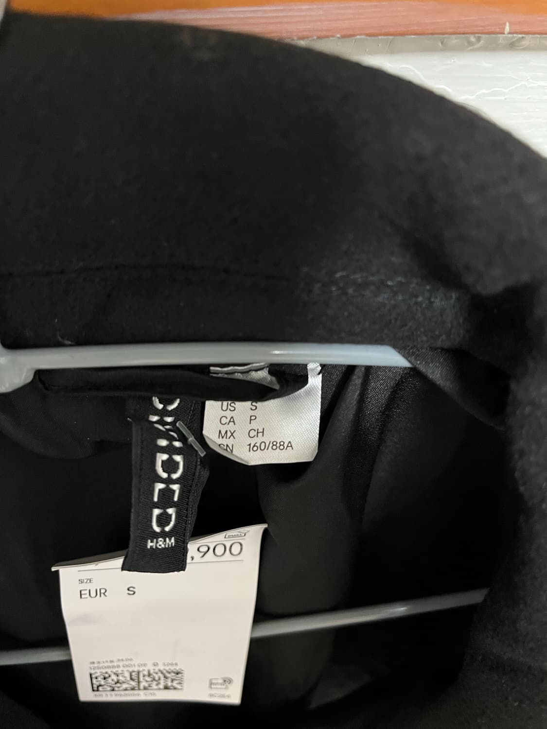 H&M 블랙 피코트 상품이미지4