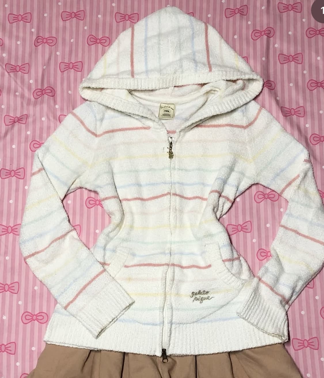 젤라또 피케 마시멜로우 후드집업 상품이미지1