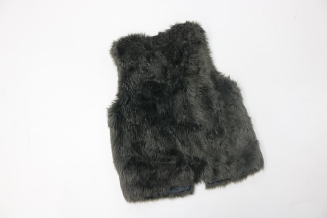 ANAP 아나프 챠콜 그레이 페이크 퍼 베스트 상품이미지6