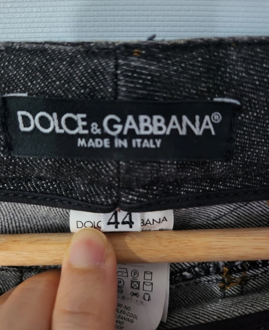 돌체앤가바나 블랙 데님 팬츠 44 청바지 상품이미지9
