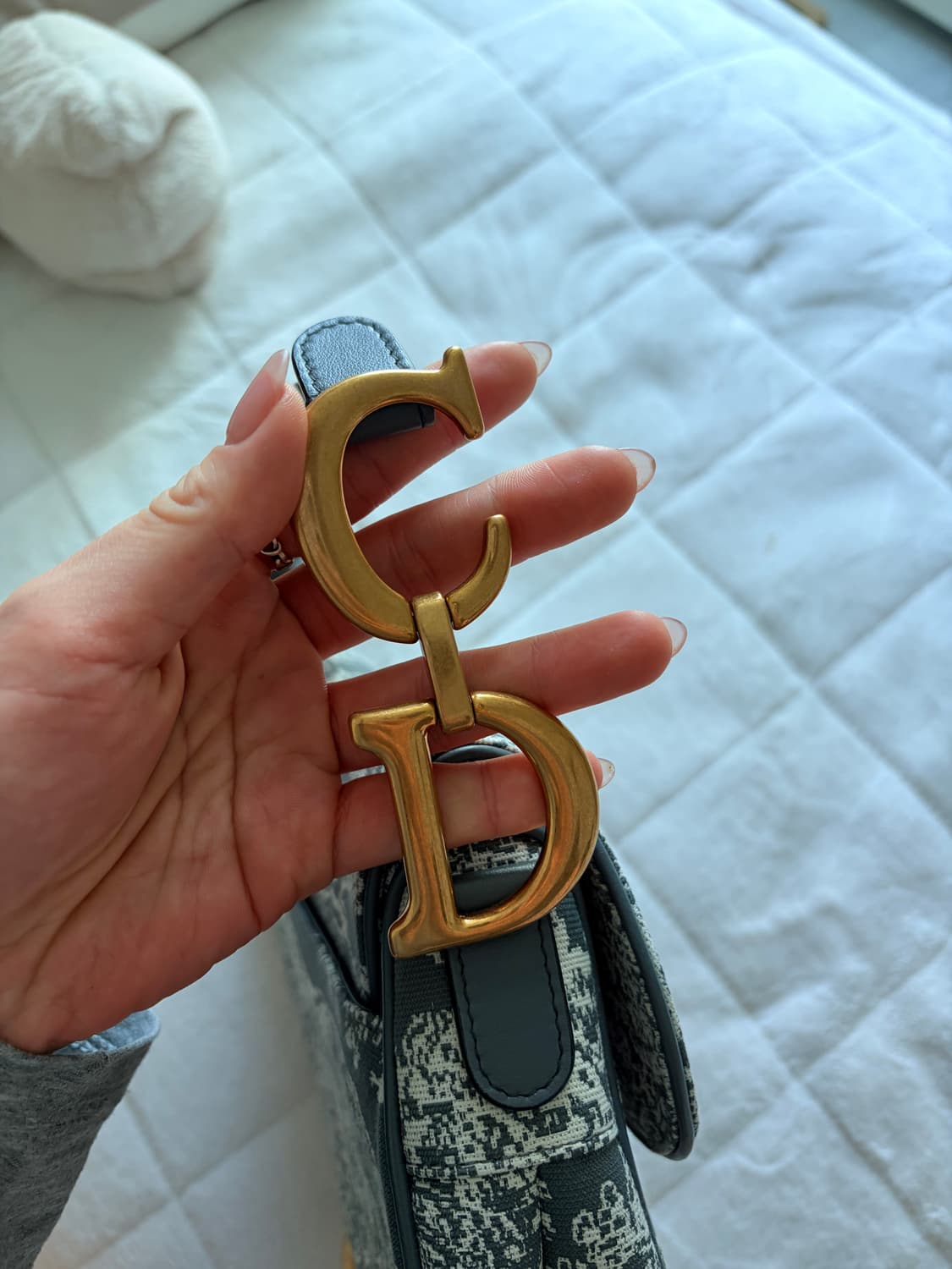 디올 뜨왈 드 주이 새들백 상품이미지4