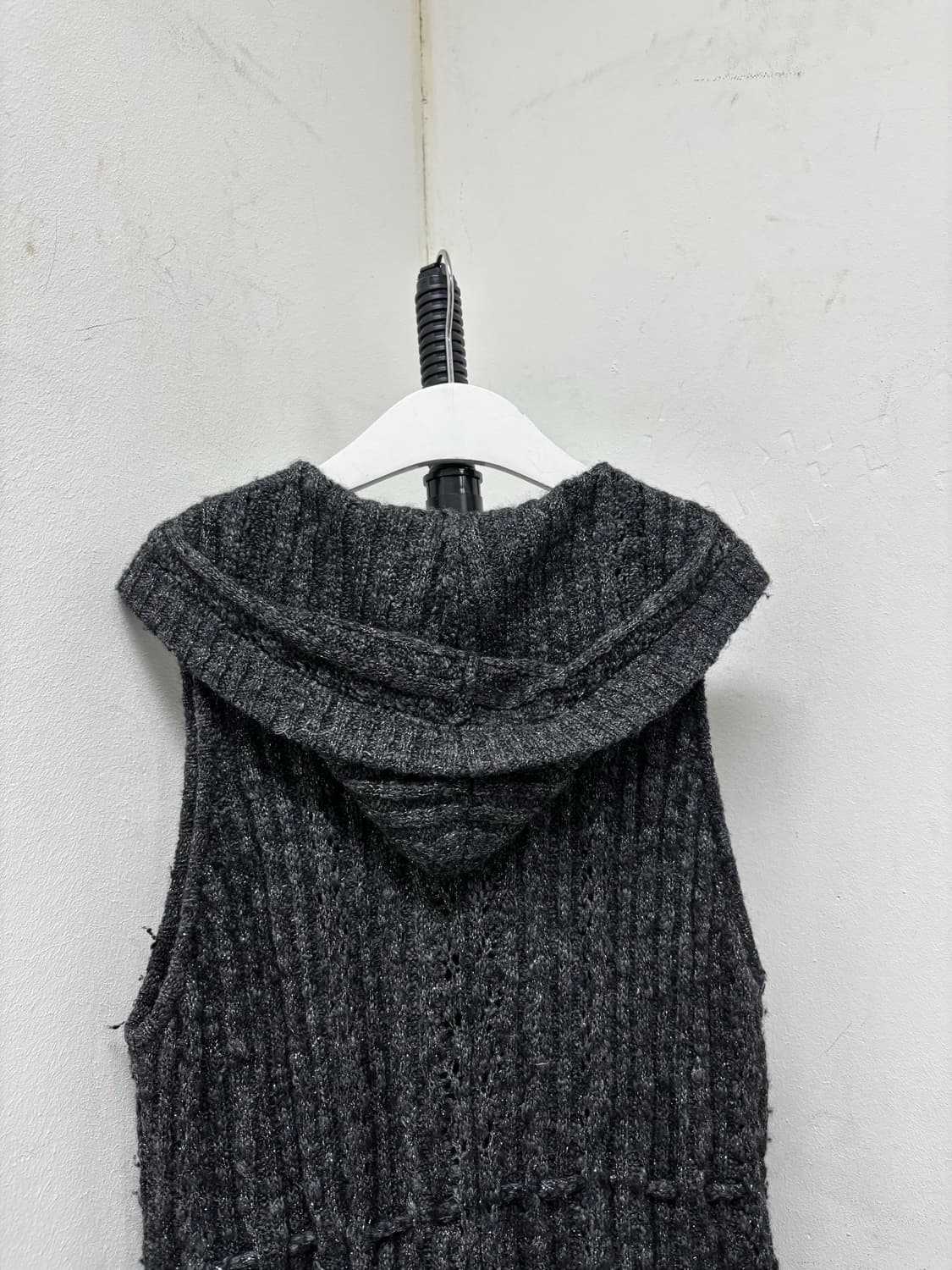 Grunge Fairy Long Hoodie Knit Cardigan 상품이미지9