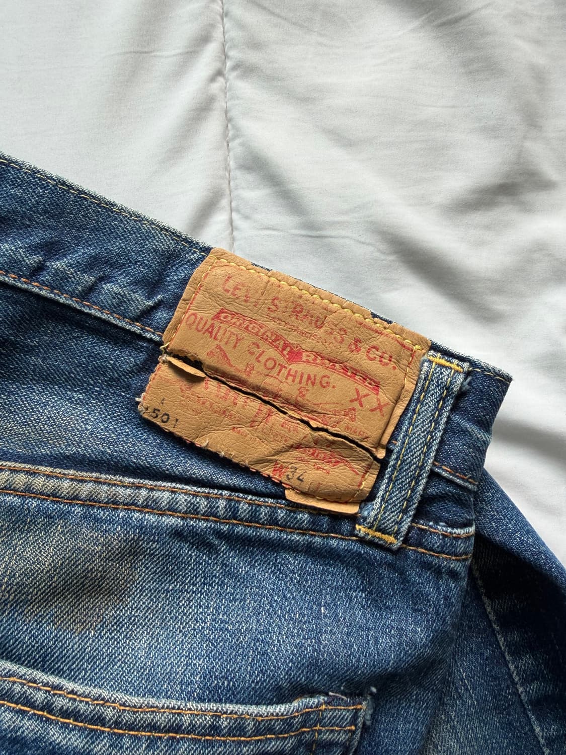 60s 리바이스 501 빅E 데님 팬츠  상품이미지5