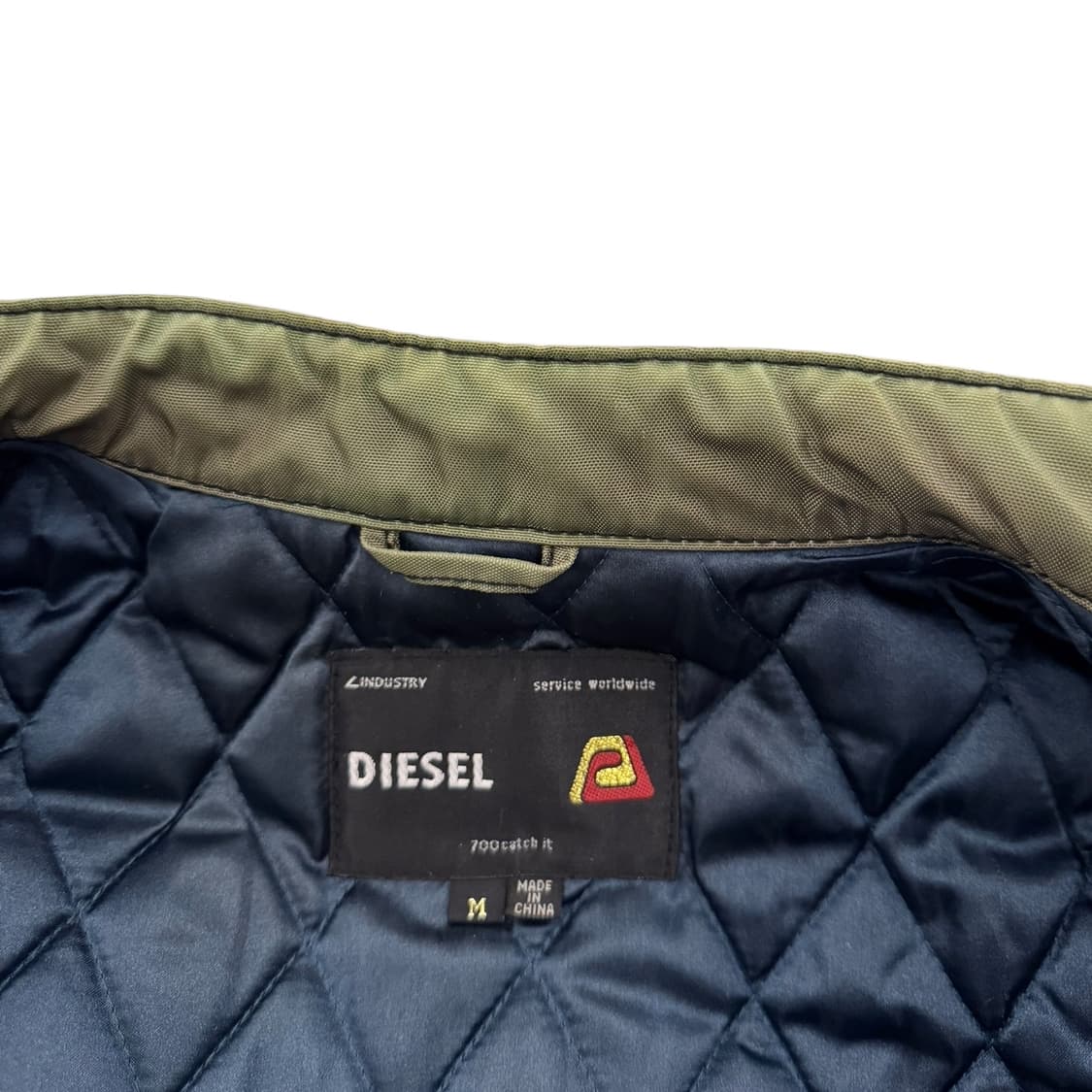 디젤 90's 모터사이클 라이더 자켓 블랙/카키 상품이미지10