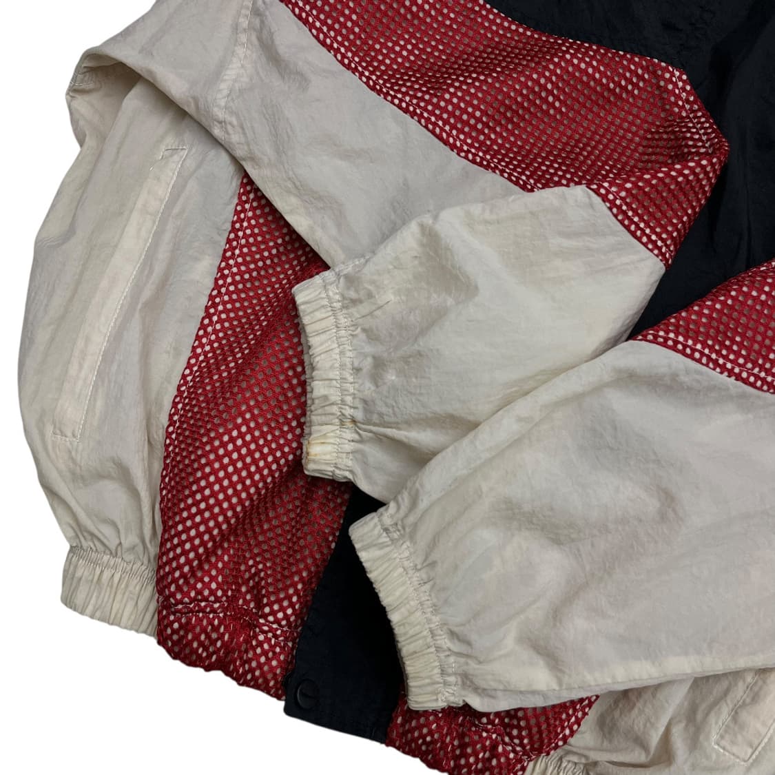 나이키 올드스쿨 레드 스우시 블랙 바람막이 XXL 상품이미지6