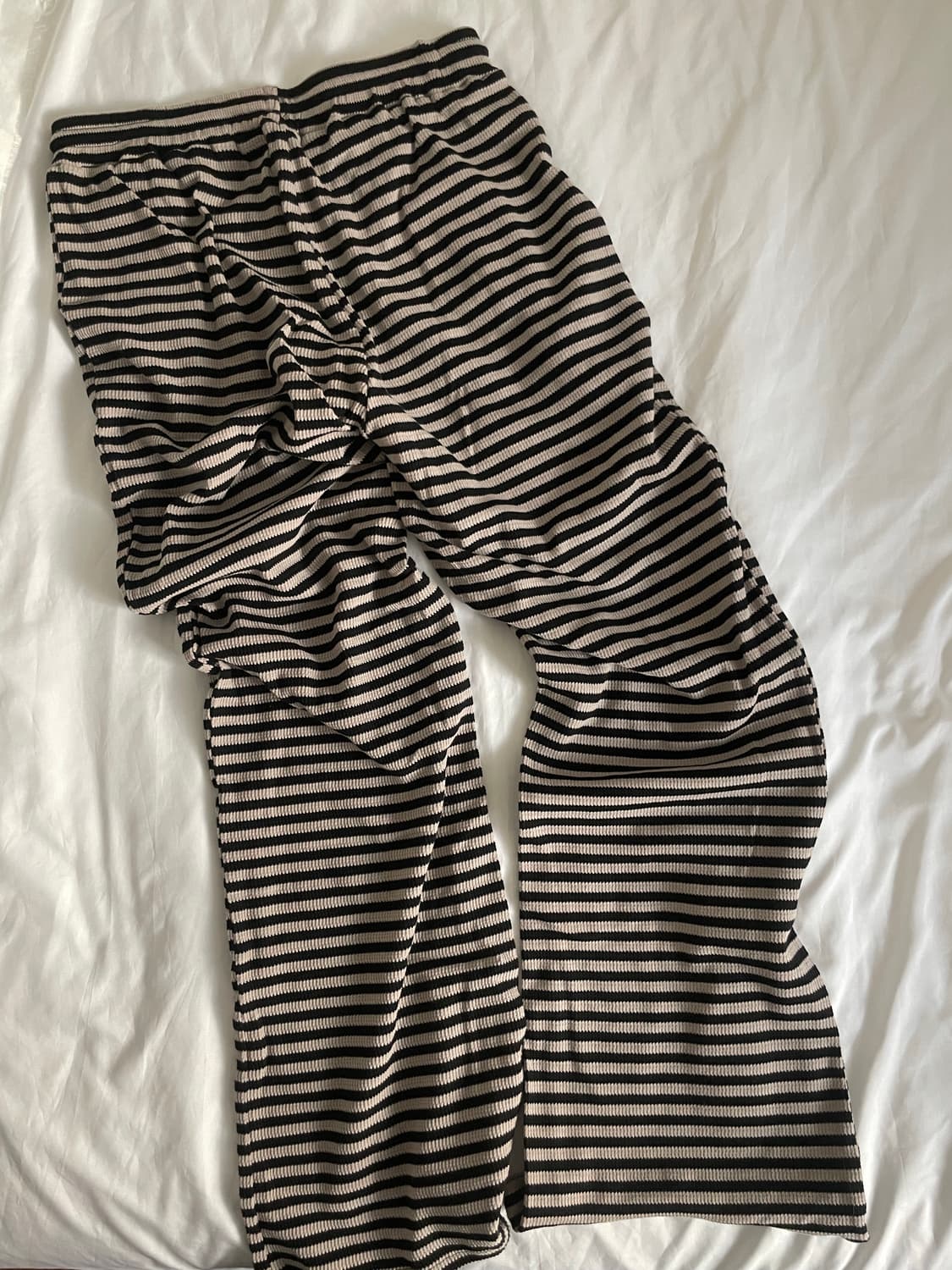 💚무료나눔💚 빈티지 y2k 스트라이프 단가라 팬츠 상품이미지3