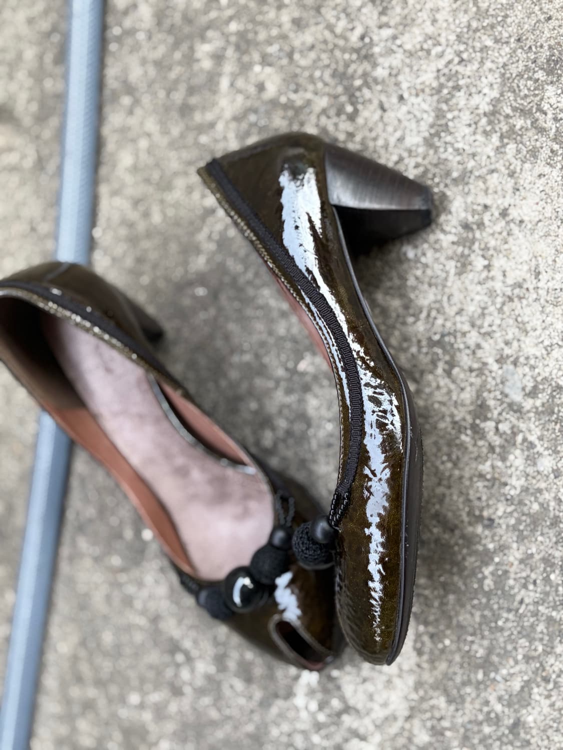 patent leather mule heel  상품이미지1