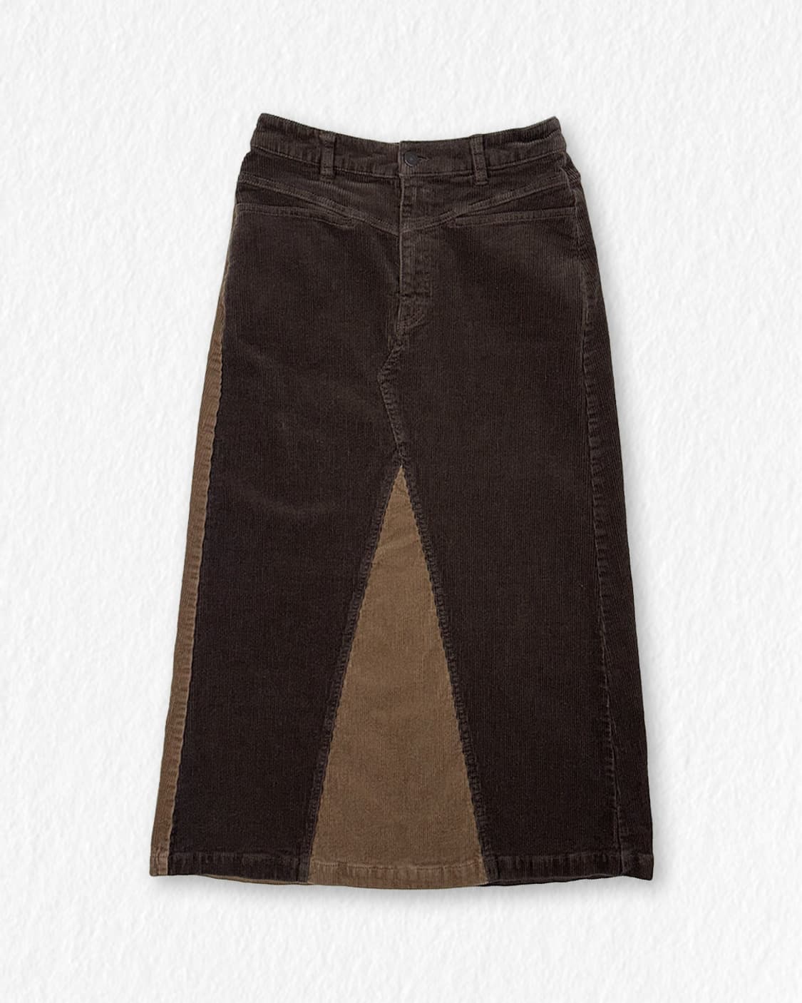 H&M 코듀로이 절개 스커트 상품이미지1