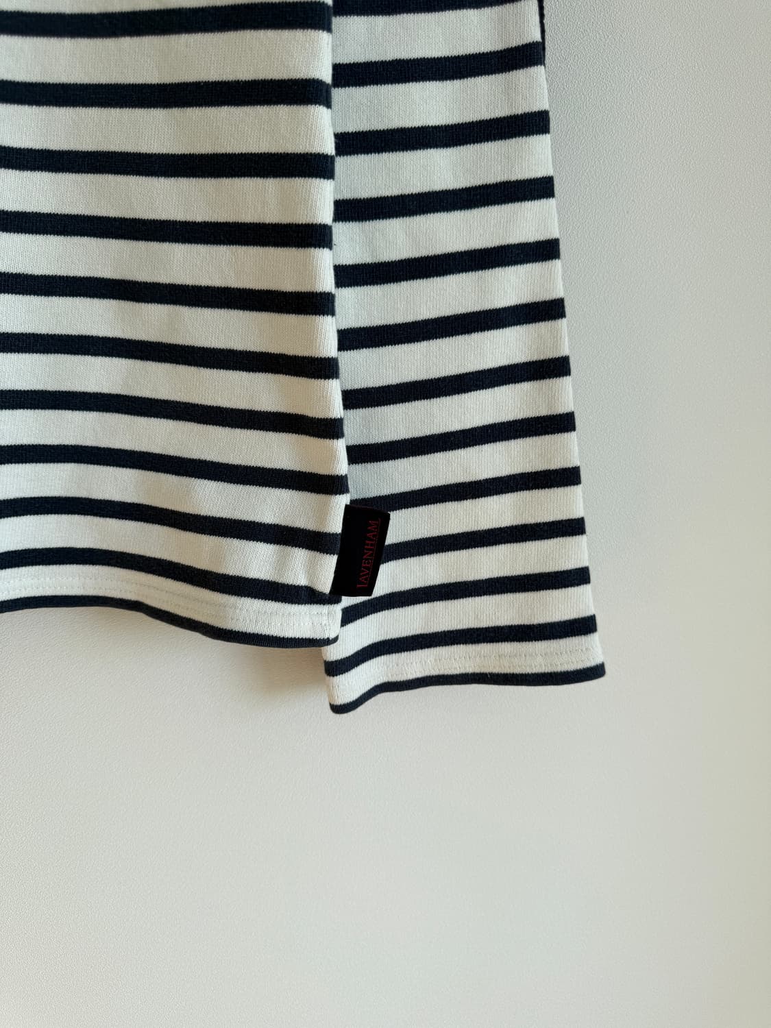 세인트제임스 X 라벤헴 스트라이프 보트티(FRANCE, 엘보우 패치) 상품이미지3