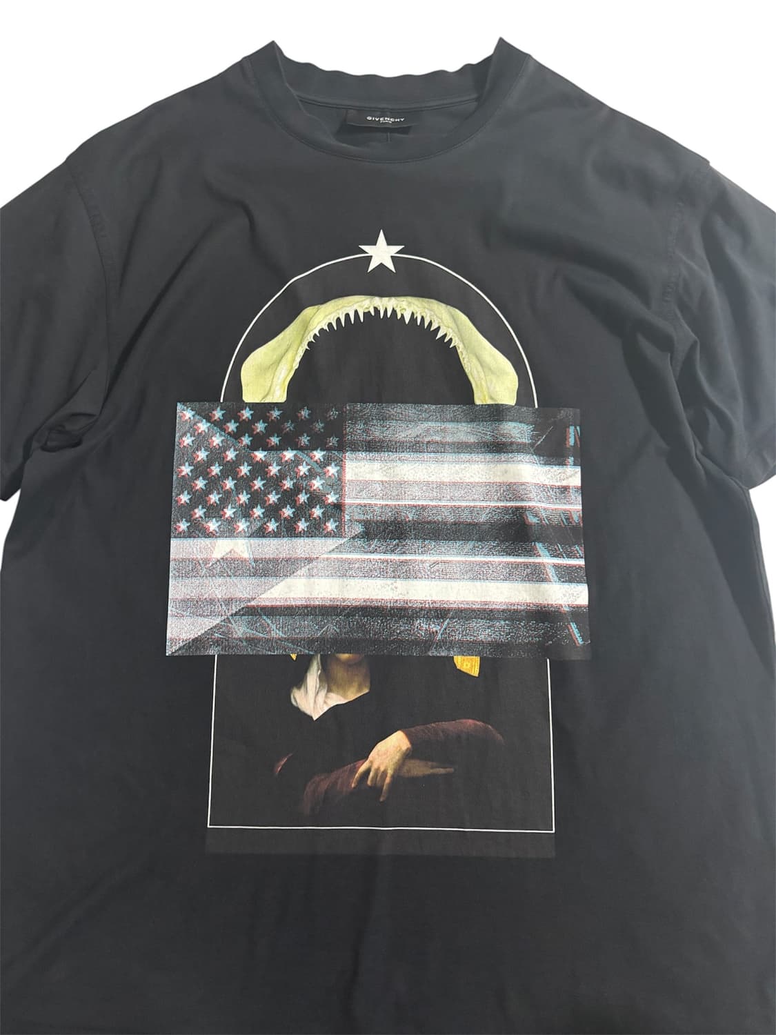 Givenchy 14SS Shark USA Flag Madonna TS 상품이미지2