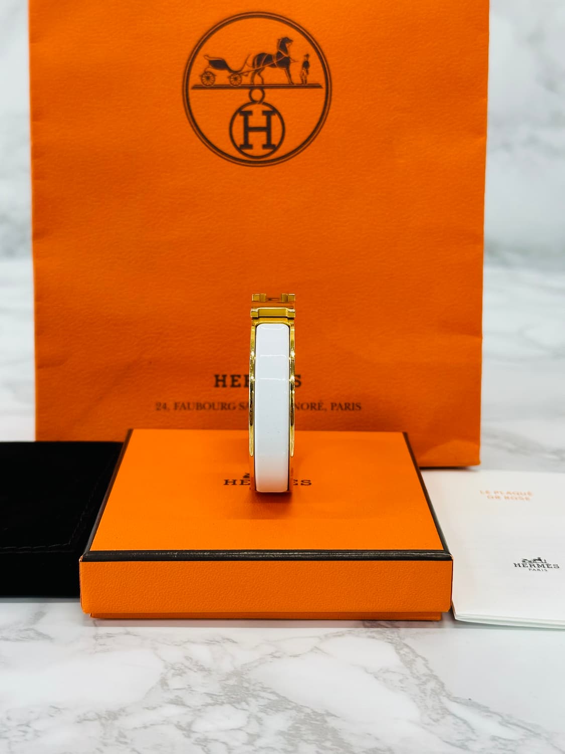 [풀구성] 에르메스 클릭아슈 로즈골드 블랑 PM  상품이미지5