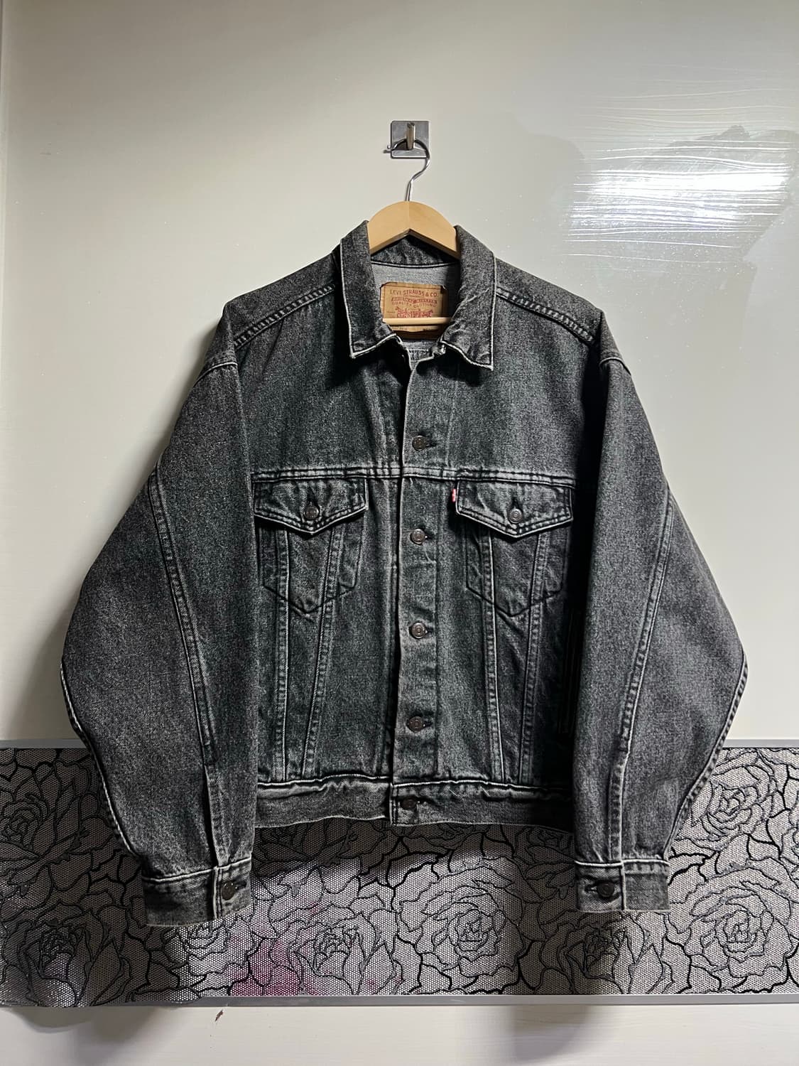 빈티지 리바이스 70507-4858 흑청 트러커 자켓 상품이미지1